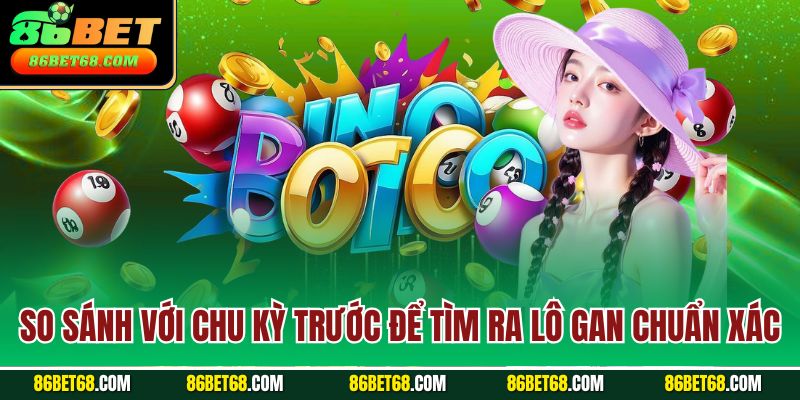 So sánh với chu kỳ trước để tìm ra lô gan chuẩn xác